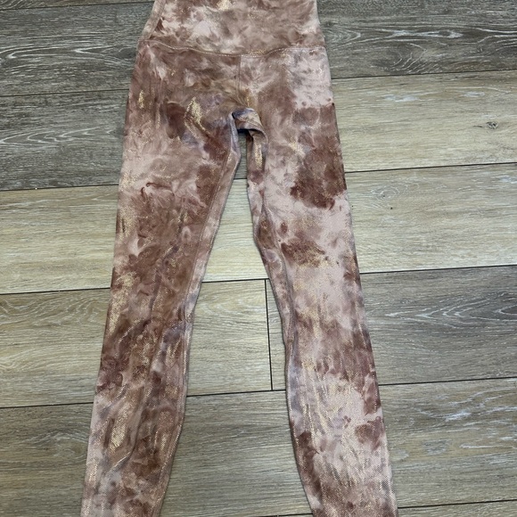 Lululemon Align Shine Rose Gold Leggings - Picture 1 of 4